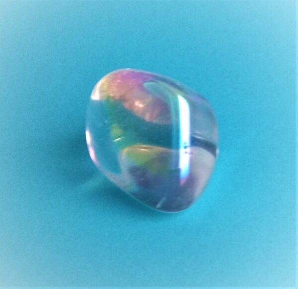 Tromlovaný oblázek aqua aura