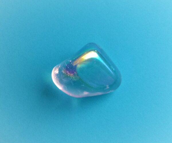 Tromlovaný oblázek aqua aura - Image 4